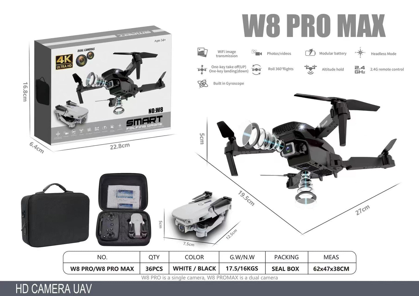 W8 MadDron 4k Pro Max +